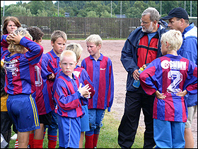 Paus-snack i matchen mot Häcken...